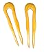Hair Stick Chakte Viga PAIR - Plain and Simple - 5 inch