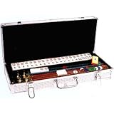 Western Mah Jong Set In Aluminum Diamond Surface Case