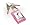 Sweex MM004PV4  1.5 inch Digital Photo Key Chain &ndash; Pink