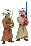 AOTC Ashla & Jempa Jedi Padawans Action Figures