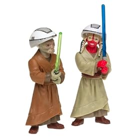 AOTC Ashla & Jempa Jedi Padawans Action Figures