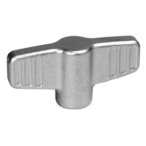 Wing nut, made from stainless steel, d1 = 46mm, internal thread M8