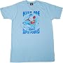 Superman Distressed Kiss Me I Have Super Powers Mens Slim Fit T-Shirt