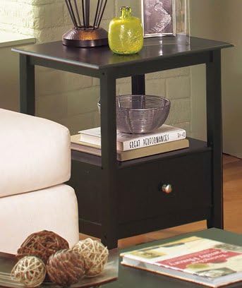 Black Espresso Furniture Collection - End Table