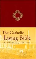 The Catholic Living Bible/Personal Gift, Red Leatherette