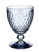 Kitchen & Housewares : Villeroy & Boch Boston Blue Crystal Goblets, Set of 4