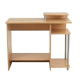 Modern Computer Desk - Maple
