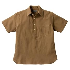 Eddie Bauer(エディー・バウアー) 半袖クールマックス(R)シアサッカーソリッドプルオーバーシャツ