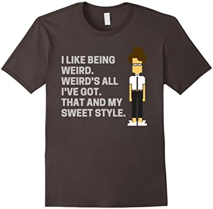 Men's Moss Sweet Style - Funny IT Crowd T Shirt 3XL Asphalt