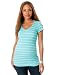 A Pea in the Pod Collection: Splendid Short Sleeve V-neck Striped Maternity T Shirt