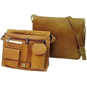 Piel Small Handbag with Organizer