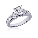 1.5 Ct Cushion Cut Diamond Engagement Wedding Ring