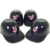 CLEVELAND INDIANS BATTING HELMET ICE CREAM SNACK BOWLS 4PK