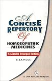 A Concise Repertory of Homeopathic Medicines