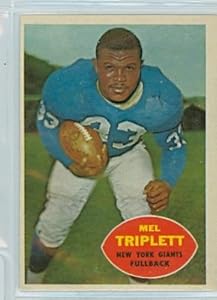 1960 Topps FB 73 Mel Triplett Giants Excellent