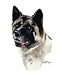 Akita Dog Watercolor Print Signed DJ Rogers