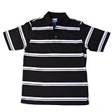 Urban Boundaries Men's Multi-Stripe Polo: Black (Sizes M,L,XL,2XL)