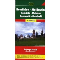 Roumania Map (Country Road & Touring)