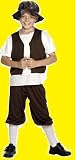 tudor boy childrens fancy dress costume lge age 9-12 150cm