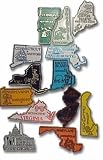 State Magnet Set - East