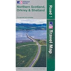 Northern Scotland, Orkney and Shetland (Road Map)