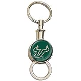 College USF Bulls Detachable Valet Keychain