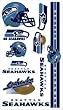 Seattle Seahawks Temporary Tattoos - SET OF 6 - Sports Merchandise