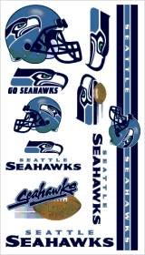 Seattle Seahawks Temporary Tattoos Easily Removed With Household Rubbing Alcohol Or Baby Oil