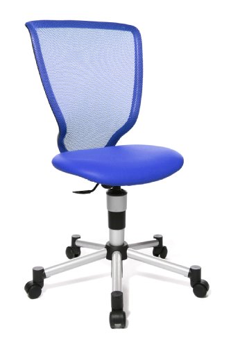 TOPSTAR 71487 S18 Kinderdrehstuhl Titan Junior Silber/D-Blau