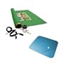 Kelly Green 36" X 36" Puzzle Felt & Sky Blue 23" X 18" Tac-On Mat Kit (other colors available)