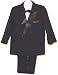Baby : Wedding Tux Ring Bearer Pageant Baby Boy-Youth Tuxedo Suit, L (12-18 mo), Black