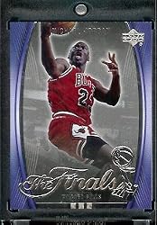 2006 07 Upper Deck #F-MJ1 Michael Jordan Chicago Bulls The Finals Basketball Card - Mint Condition - In Protective Display Case !