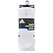 adidas Men's Cushioned Crew Socks (3-Pair), White/Black/Granite/Light Onix, X-Large