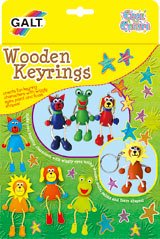 Childrens Toyshop  Toys : Galt Wooden Keyrings