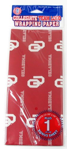 NCAA Oklahoma Sooners Wrapping Paper
