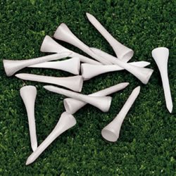 (Price/BOX)Athletic Connection 2 1/8inch WOOD GOLF TEES - 500 MULTI BULK , Accessories, Golf