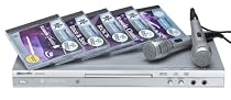 Roadstar PK58DVD2221K Karaoke DVD Player With 5 Discs And 2 Microphones