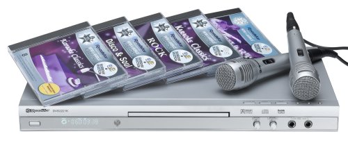 Roadstar PK58DVD2221K Karaoke DVD Player With 5 Discs And 2 Microphones