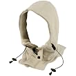 Men's Winter Ski Hoodie Pullover Mask Headscarf Neckwarmer Scarf Hood Hat Light Gray