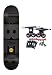 Almost Super UBER LIGHT Skateboard Complete MULLEN V3 BLACK 8