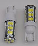 2pcs 42-SMD T15 12V LED Replacement Light Bulbs + STICKER 921 912 906 - White