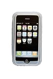 iPhone 3G Wave Silicone Skin with Belt Clip and Armband - Clear