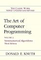 Art of Computer Programming, Volume 2: Seminumerical Algorithms (3rd Edition)