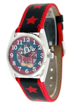 Disney #41356A Women's Mickey Mouse Watch with Printed Band
