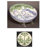 Bowl 11inches, Green Gourmet Herb Pattern