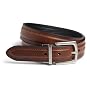 Lee Men's 1 1/8 " Reversible Belt with Silver Buckle