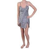Journee Collection Womens Large Polka-dot Print Satin Chemise Nightie