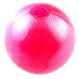 Fuchsia Round Plastic Swirl Beads (40 pcs). 14mm 041904