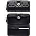 AUTHENTIC COACH SIGNATURE STRIPE ACCORDIAN ZIP WALLET 41631 (BW/Black)