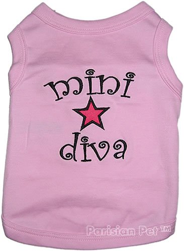 MINI DIVA Dog T-Shirt - Medium
